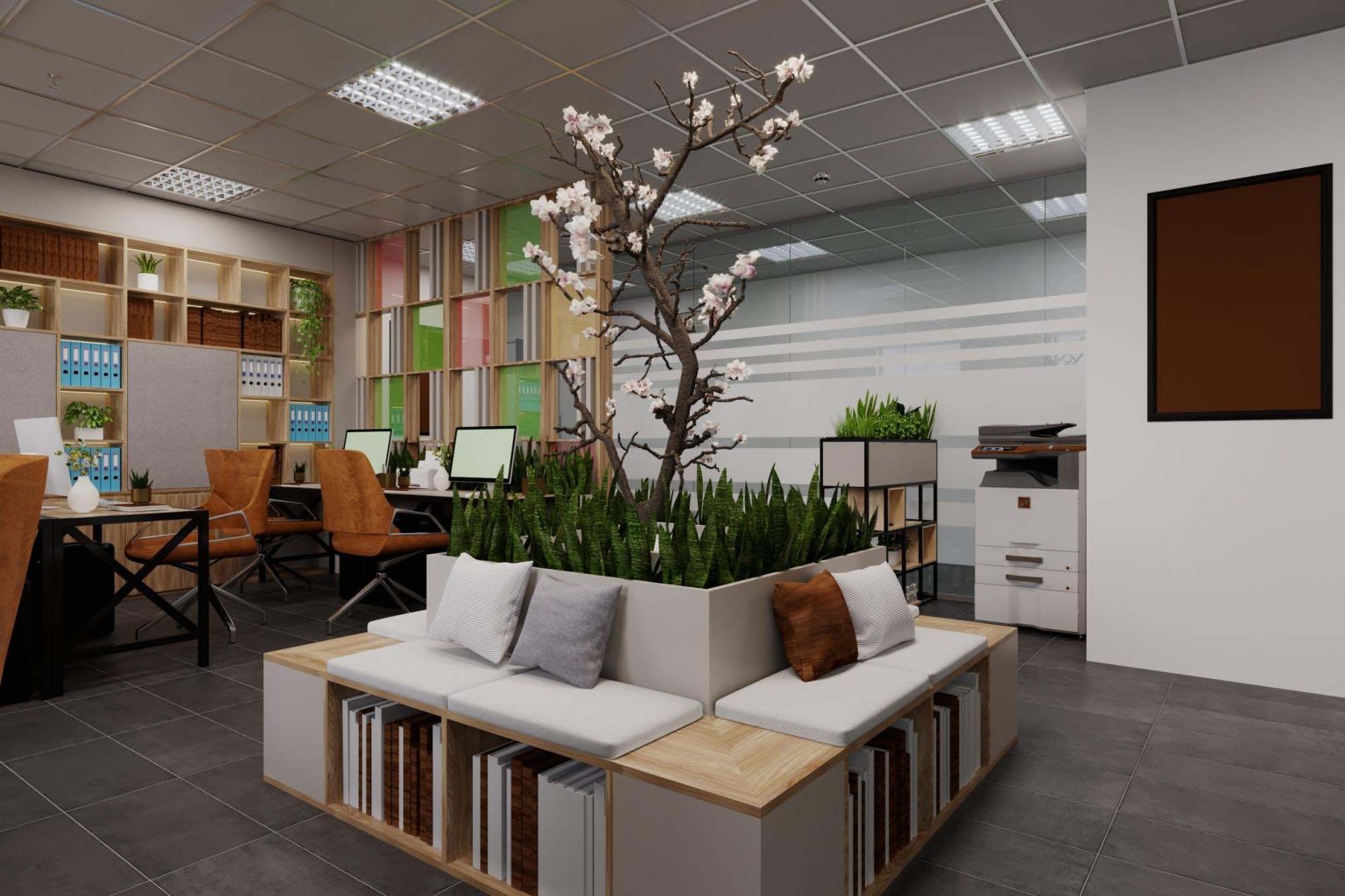 Eco-Friendly Office Design: Transforming Workspaces with Kham Design ...
